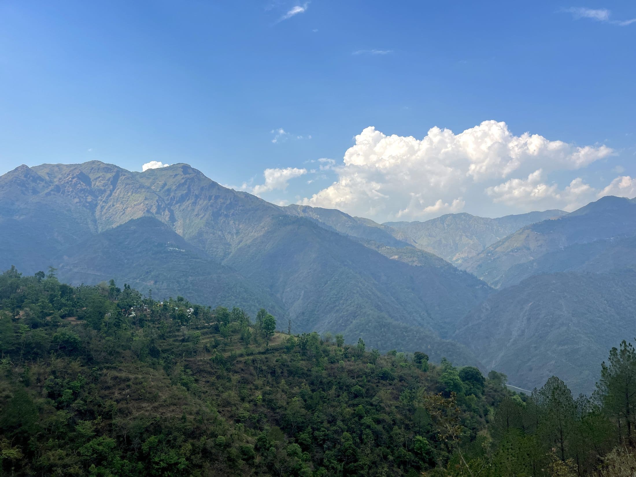 Himalayan foothills near Bharog Baneri